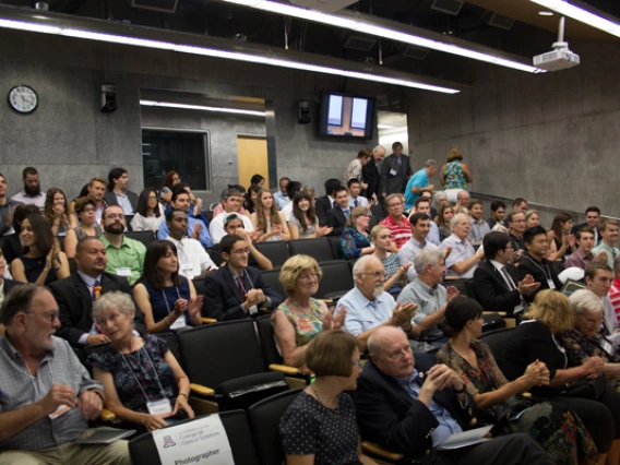 scholarship ceremony audience