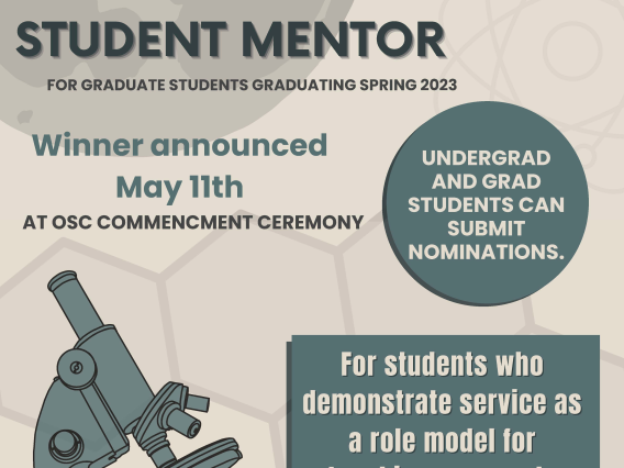 nominate a mentor flyer
