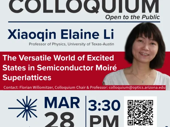 Xiaoqin Li Colloquium