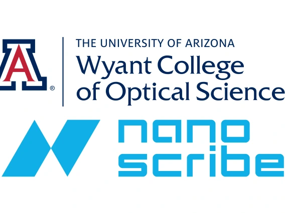 Wyant College and Nanoscribe logos