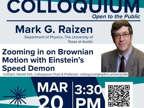 Mark G. Raizen colloquium