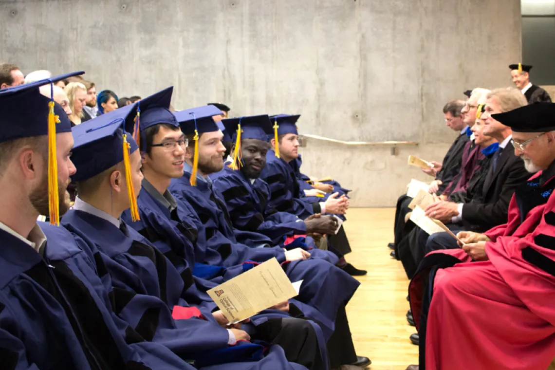 2015 Winter Commencement Students