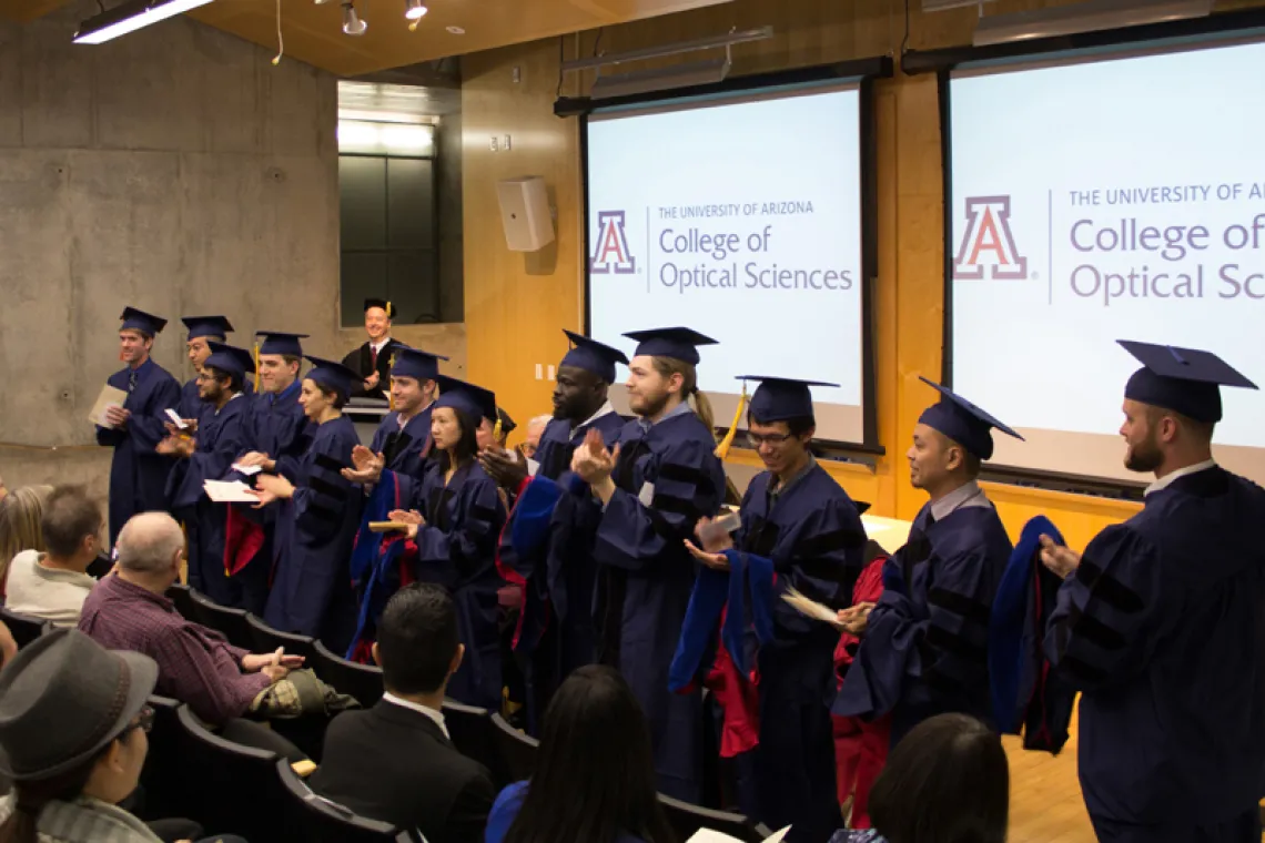 2015 Winter Commencement Students