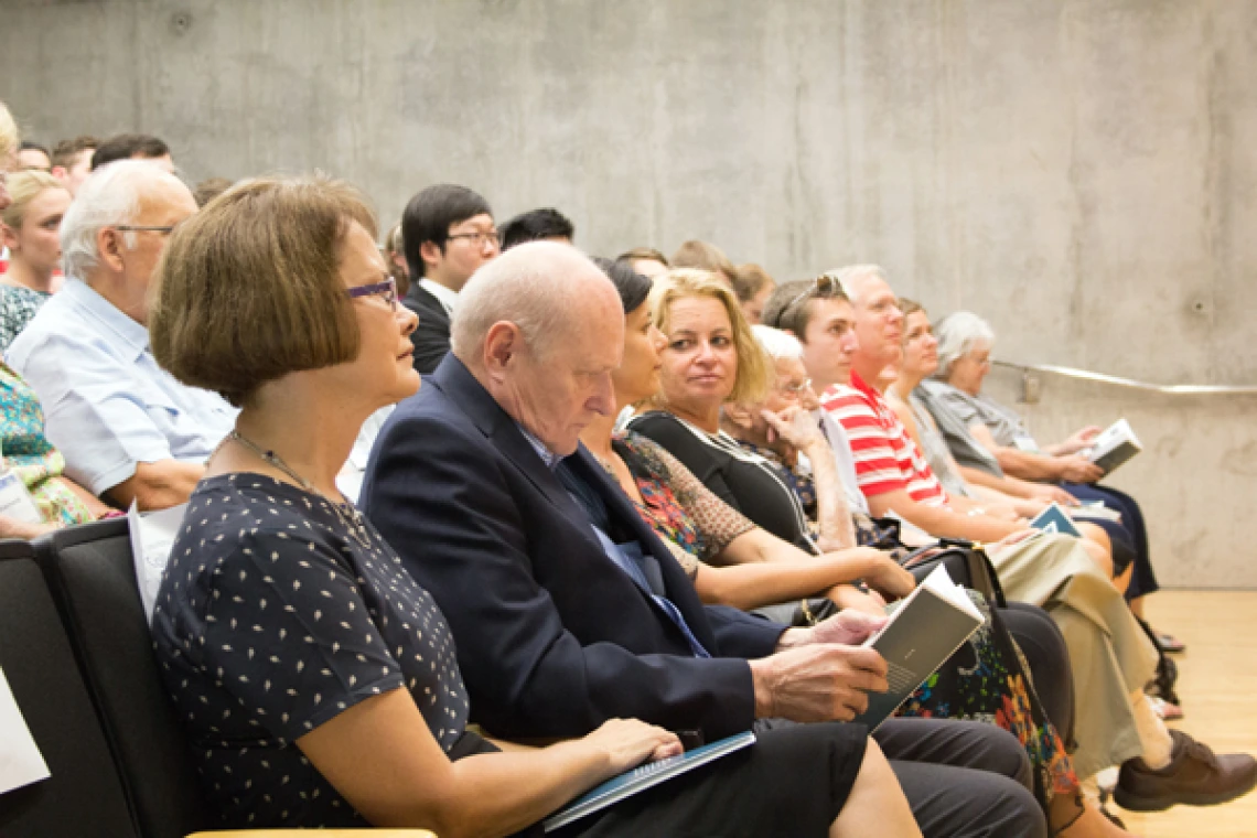 scholarship ceremony audience