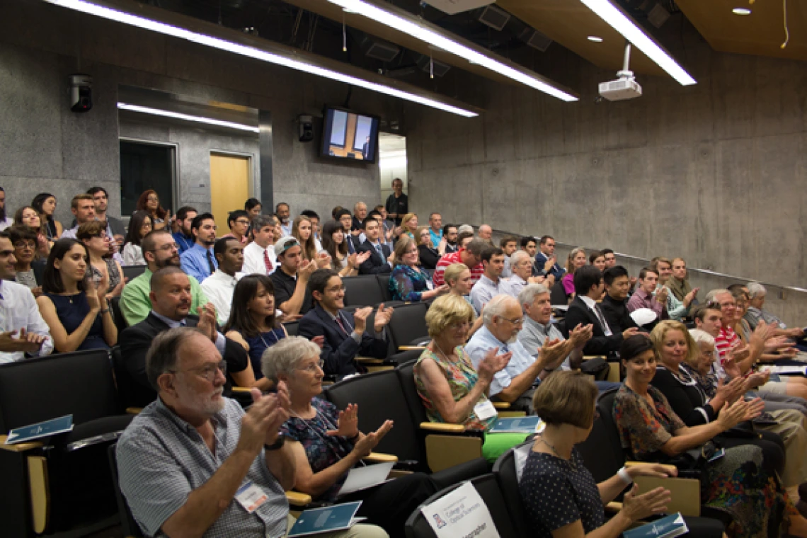 scholarship ceremony audience