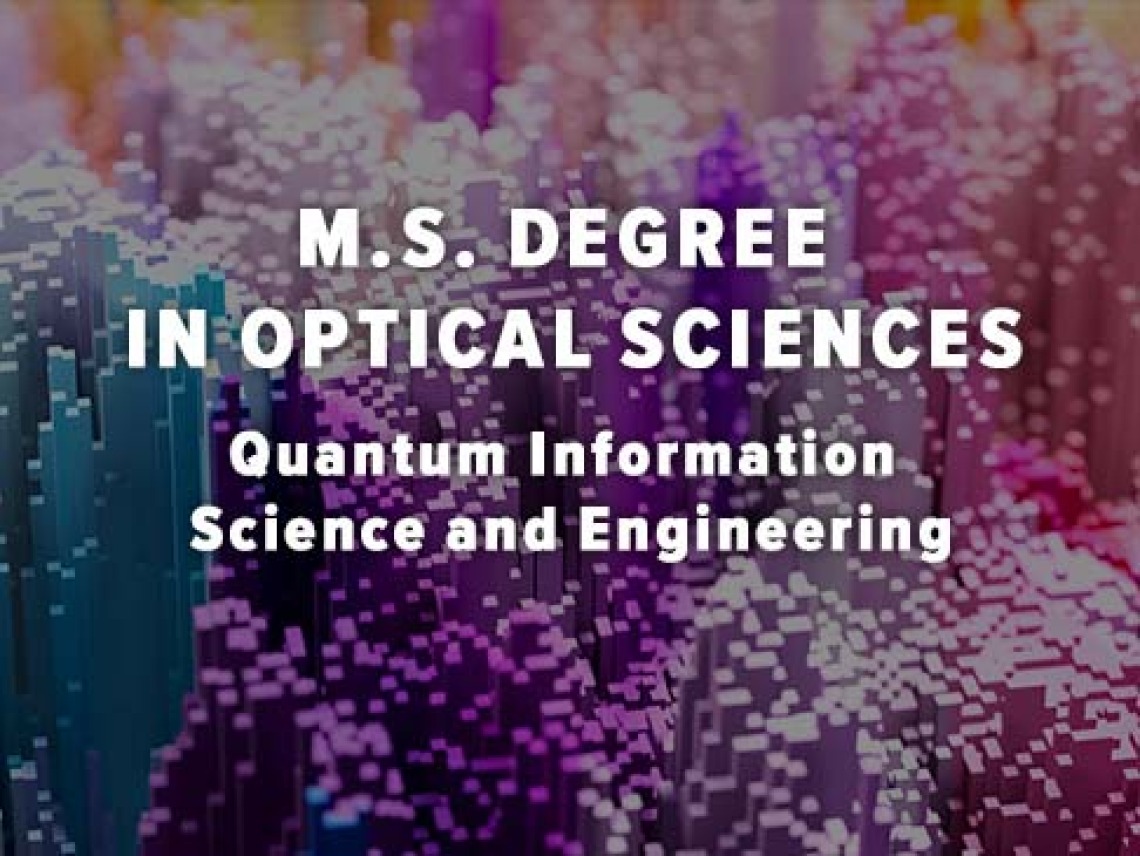 MS in Quantum Info degree focus
