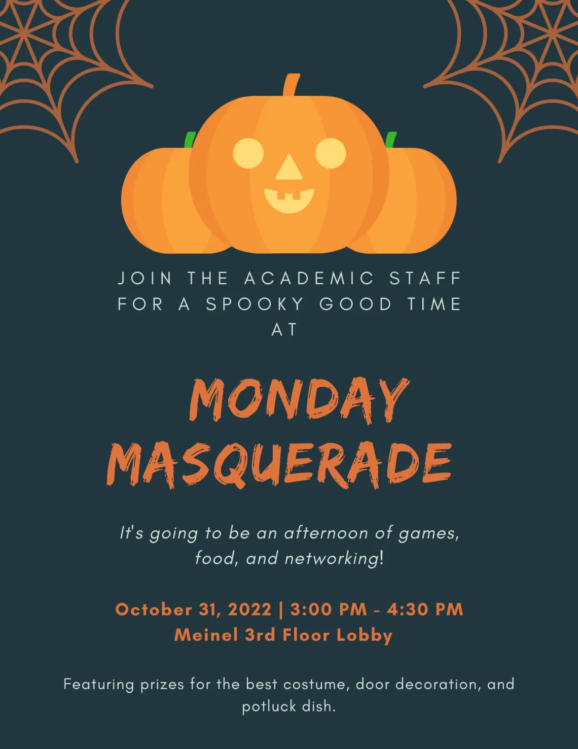 Monday Masquerade Flyer