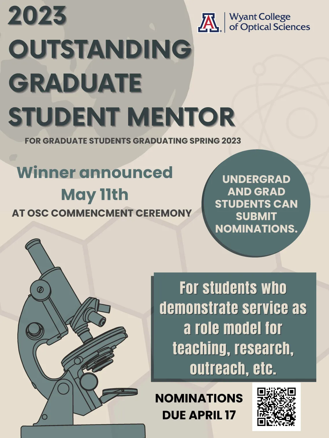 nominate a mentor flyer