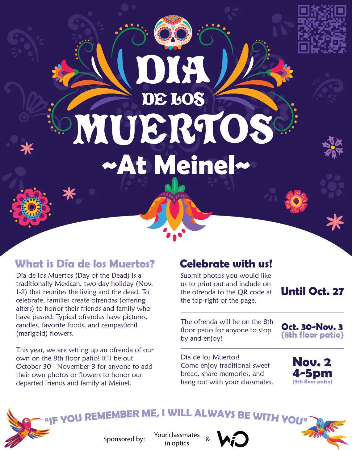 Dia de los Muertos flyer