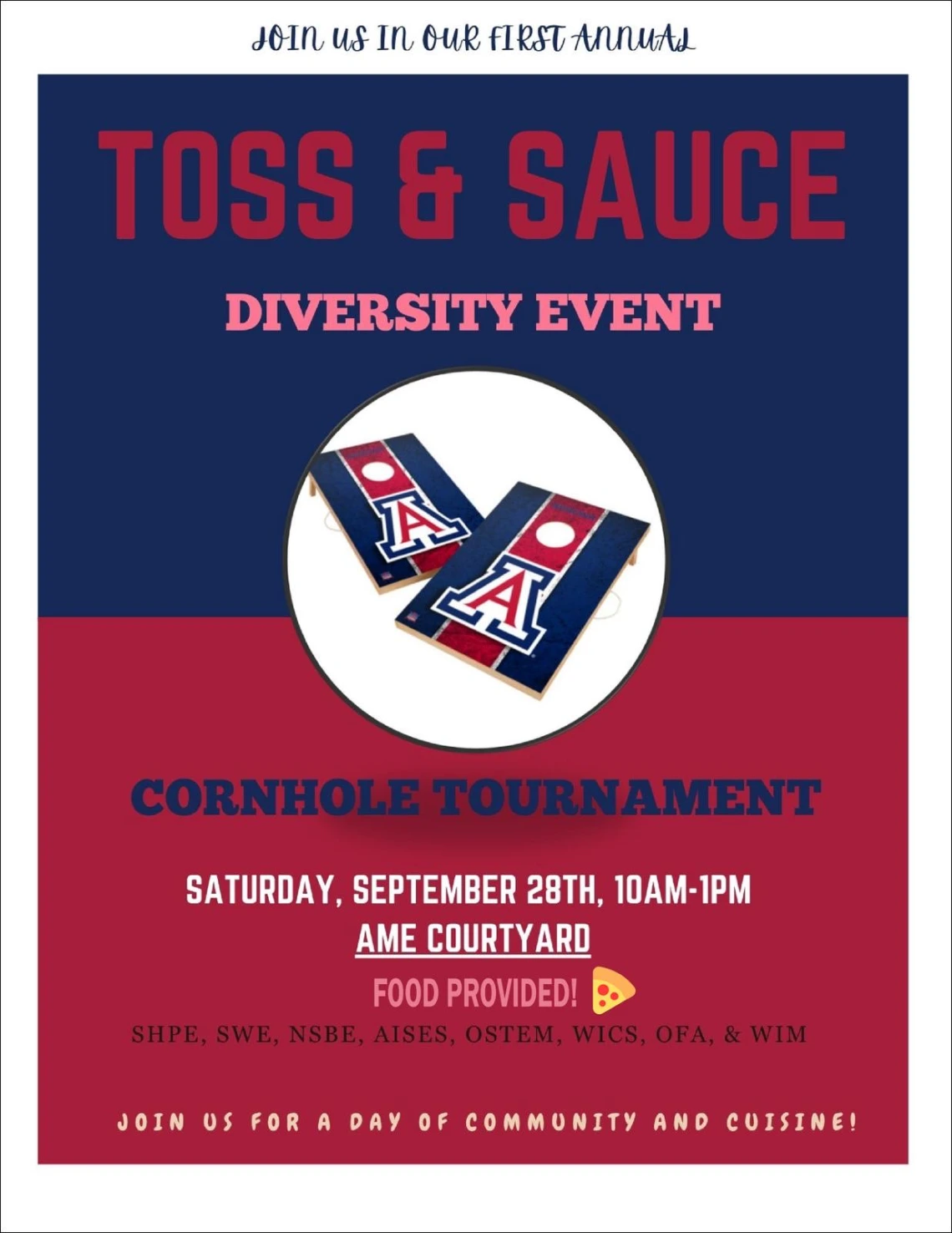 toss and sauce cornhole tournament