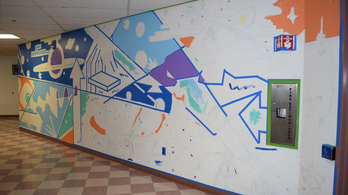 Fourth Floor Mural