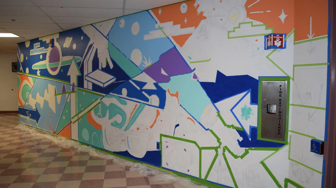 Fourth Floor Mural