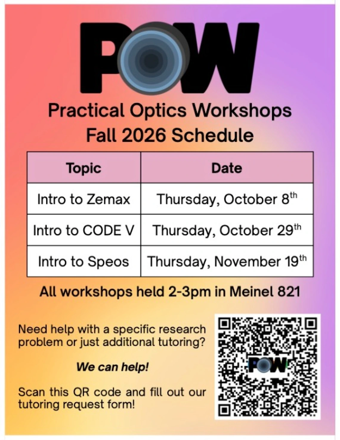 POW Workshops