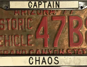 license plate