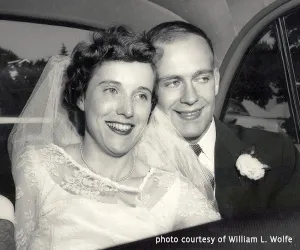 Wedding portrait Marylou and Bill