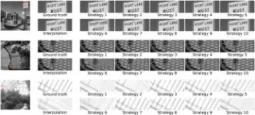 Comparing the reconstruction results with different aperture distributions. The full resolution images were reconstructed but only the zoomed-in details of the reconstructed images are shown for easy comparison.