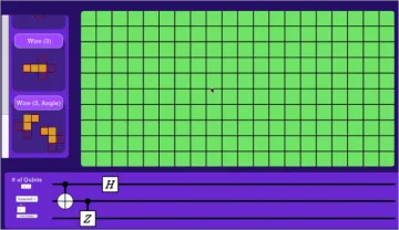 quantum mechanics tangram-based puzzle game