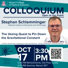 Stephan Schlamminger colloquium