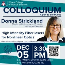 Donna Strickland Colloquium