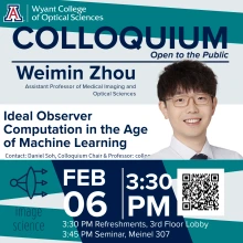 Weimin Zhou colloquium