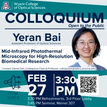 Yeran Bai colloquium 