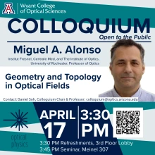 Miguel Alonso colloquium